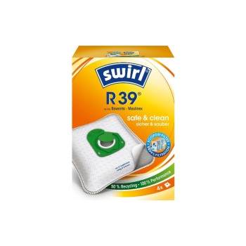 Swirl Staubfilterbeutel R 39 4 Stück, AirSpace Technology