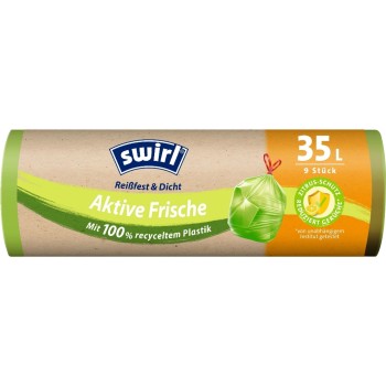 Swirl Anti-Geruch Müllbeutel 35 Liter, 9 Stück