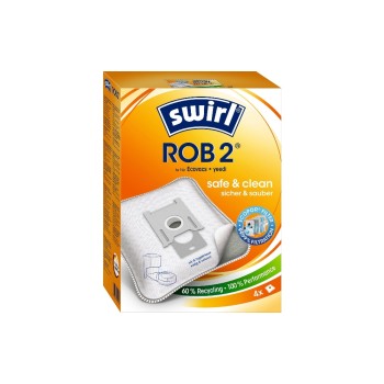 Swirl Staubfilterbeutel ROB 2, Inhalt 4 Beutel