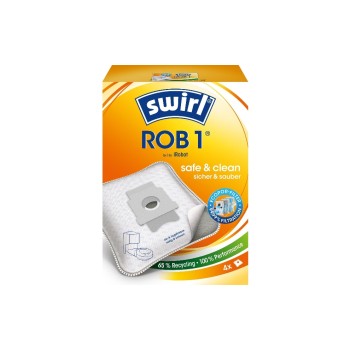 Swirl Staubfilterbeutel ROB 1, Inhalt 4 Beutel