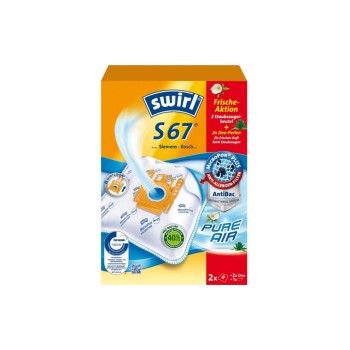 Swirl Sac filtrant pour aspirateur S67 2 pièces Swirl Sac filtrant pour aspirateur S67 2 pièces