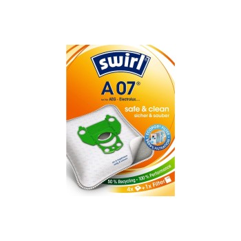 Swirl Staubfilterbeutel A 07 4 Stück