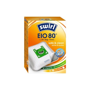 Swirl Staubfilterbeutel EIO 80 4 Stück