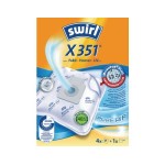 Swirl Staubfilterbeutel X 351, MicroPor® Inhalt 4 Stück et 1 Filter