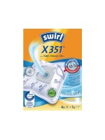Swirl Staubfilterbeutel X 351, MicroPor® Inhalt 4 Stück und 1 Filter