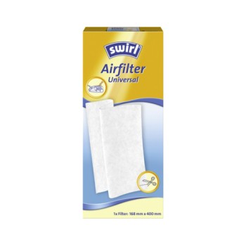 Swirl Abluftfilter Universal 1 Stück, for all Staub. Format: 168x400 mm