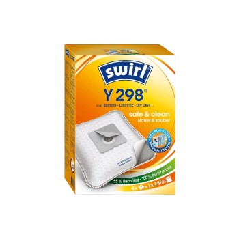 Swirl Staubfilterbeutel Y 298 4 Stück, AirSpace Technology