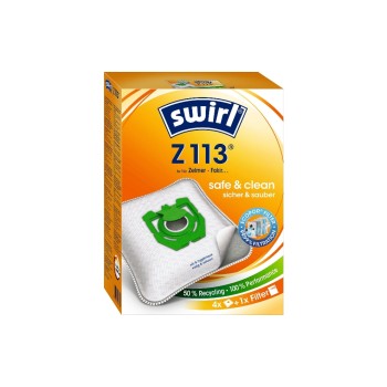 Swirl Staubfilterbeutel Z 113 4 Stück, AirSpace Technology