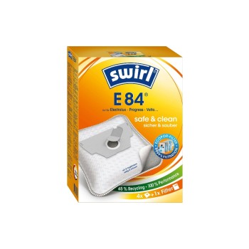 Swirl Staubfilterbeutel E 84 4 Stück, AirSpace Technology