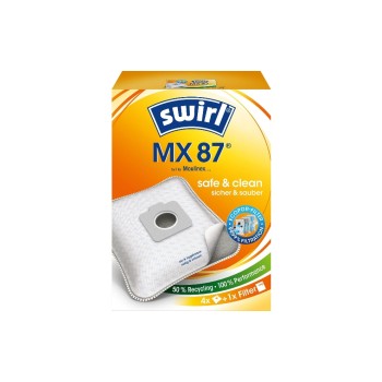 Swirl Staubfilterbeutel MX 87 4 Stück, AirSpace Technology