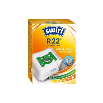 Swirl Staubfilterbeutel R 22 4 Stück, AirSpace Technology