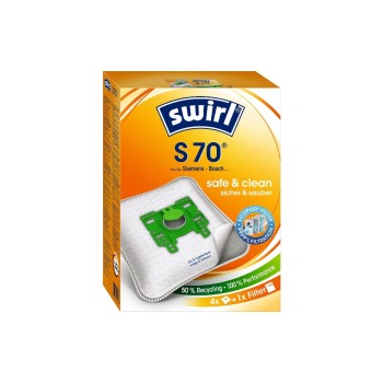 Swirl Staubfilterbeutel S 70 4 Stück, AirSpace Technology