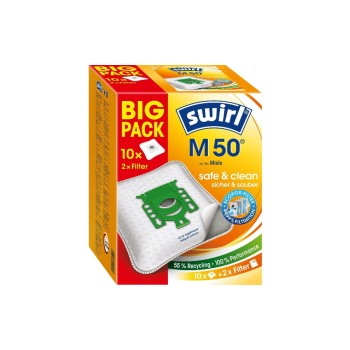 Swirl Staubfilterbeutel M50 Big Pack (8+2), MicroPor Plus / Airspace