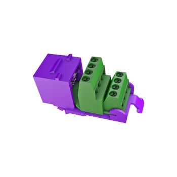 Swisscom BBR-Modul RJ45, Keystone, Viollet Swisscom BBR-Modul RJ45, Keystone, Viollet