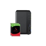 Synology DS223, 2-bay NAS, with 2x 4TB HDD Seagate Ironwolf