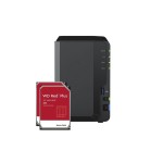 Synology DS223, 2-bay NAS, with 2x 2TB HDD WD Red Plus