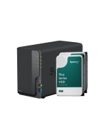 Synology DS223, 2-bay NAS, with 2x 4TB HDD Synology Plus HAT33x