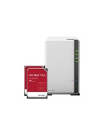 Synology DS223j, 2-bay NAS, with 2x 12TB HDD WD Red Plus