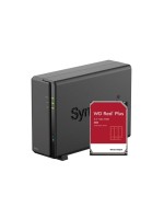 Synology DS124, 1-bay NAS, with 1x 2TB HDD WD Red Plus
