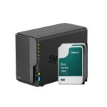 Synology DS224+, 2-bay NAS, inkl. 2x 16TB HDD Synology Plus HAT33x