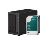 Synology DS723+, 2-bay NAS, with 2x 16TB HDD Synology Plus HAT33x