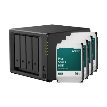 Synology NAS Diskstation DS925+ 4-bay Synology Plus HDD 64 TB
