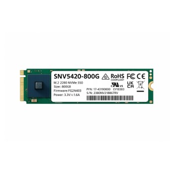 Synology SSD SNV5420 M.2 2280 NVMe 800 GB Synology SSD SNV5420 M.2 2280 NVMe 800 GB