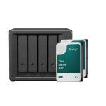 Synology DS425+, 4-bay NAS, with 2x 4TB HDD Synology Plus HAT33x