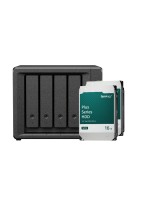Synology DS425+, 4-bay NAS, with 2x 16TB HDD Synology Plus HAT33x
