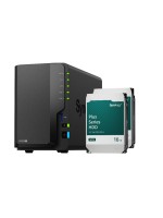 Synology DS225+, 2-bay NAS, with 2x 16TB HDD Synology Plus HAT33x