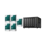 Synology DS1525+, 5-bay NAS, with 5x 6TB HDD Synology Plus HAT33x