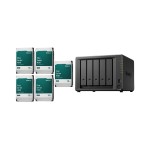 Synology DS1525+, 5-bay NAS, inkl. 5x 16TB HDD Synology Plus HAT33x