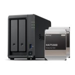 Synology DS725+, 2-bay NAS, inkl. 2x 12TB HDD Synology HAT53x