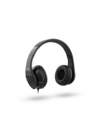 Stream, On-Ear Kopfhörer, schwarz, faltbarer Kopfhörer mit 3.5mm Klin