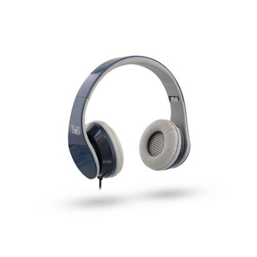Stream, On-Ear Kopfhörer, blau, faltbarer Kopfhörer mit 3.5mm Klinke