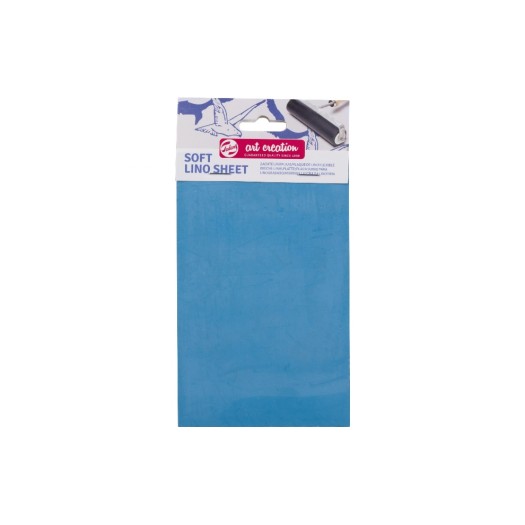 Talens Tampon Plaque de linogravure 10 x 15 cm, Bleu