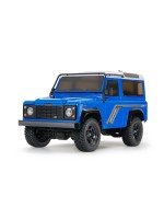 Tamiya Scale Crawler Land Rover Defender D90 bleu, CC-02 1:10, kit de construction