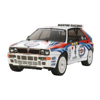 Tamiya Rallye Lancia Delta Integrale, TT02, Kit de construction avec ESC, 1:10 Tamiya Rallye Lancia Delta Integrale, TT02, Kit de construction avec ESC, 1:10
