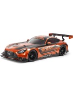 Tamiya Mercedes AMG GT3 EVO Orange Painted, Bausatz, 1:10, 4WD, TT-02