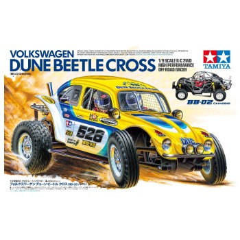 Tamiya Volkswagen Dune Beetle Cross (BB-02), Bausatz, 1:9, 2WD, BB-02 Tamiya Volkswagen Dune Beetle Cross (BB-02), Bausatz, 1:9, 2WD, BB-02