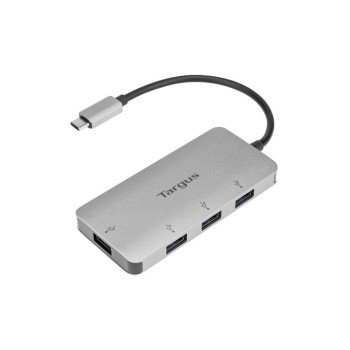 Targus USB-C 4 Port Hub, space grau Targus USB-C 4 Port Hub, space grau