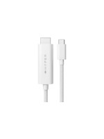 Hyper 4K USB-C to HDMI cable, white 2.5m