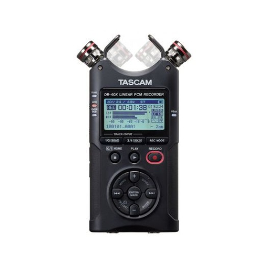 Tascam DR-40X, Mobile MP3/WAV-Recorder, 24Bit/96kHz