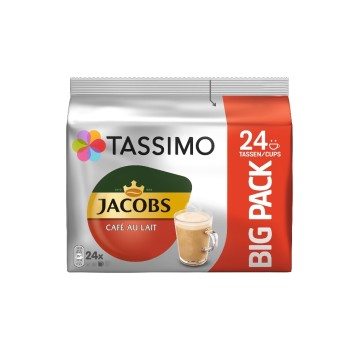 TASSIMO Capsules de café T DISC Jacobs Café au Lait 24 Pièce/s TASSIMO Capsules de café T DISC Jacobs Café au Lait 24 Pièce/s