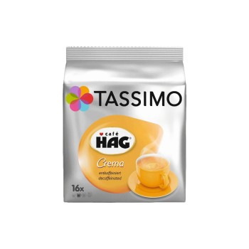 TASSIMO Capsules de café T DISC Café HAG Crema 16 Pièce/s TASSIMO Capsules de café T DISC Café HAG Crema 16 Pièce/s