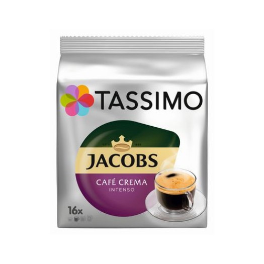 TASSIMO Capsules de café T DISC Jacobs Caffé Crema Intenso 16 Pièce/s