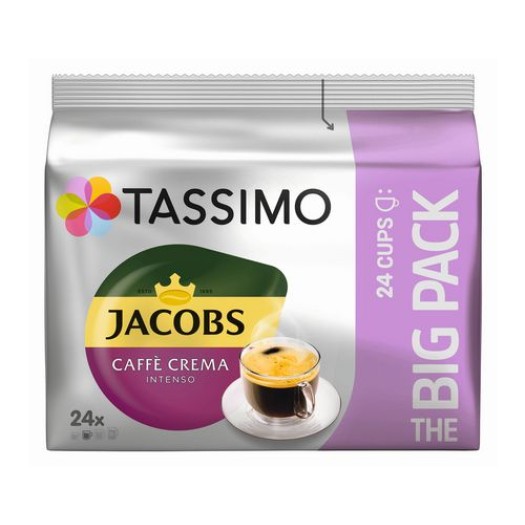 TASSIMO Capsules de café T DISC Jacobs Caffé Crema Intenso 24 Pièce/s
