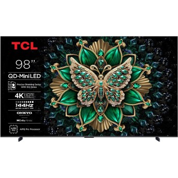 TCL TV 98C6K 98, 3840 x 2160 (Ultra HD 4K), QLED