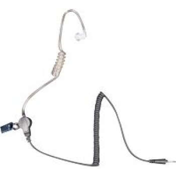 Team JD-ET4/KL Security Heaset - Ecouteur avec tube transparent pour la sécurité, Connecteur L