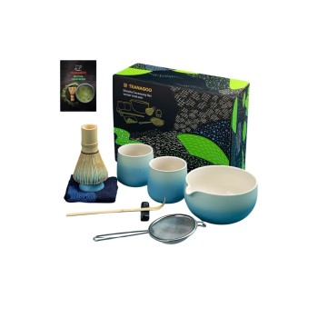TEANAGOO Coffret Matcha 0.51 l, Blanc/Bleu clair TEANAGOO Coffret Matcha 0.51 l, Blanc/Bleu clair